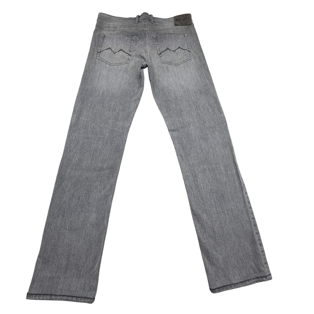 Mac Jeans Core Product Grey Straight Leg Denim Jeans Women Size 34x34